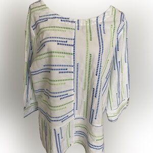 Alfred Dunner Xl colorful boho top